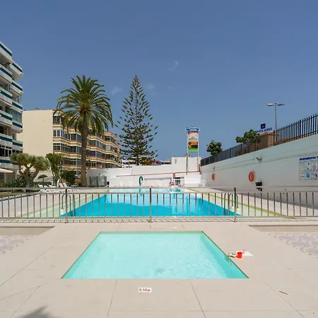 Penthouse Playa De Ingles Near Yumbo With Pool & Parking Apartament