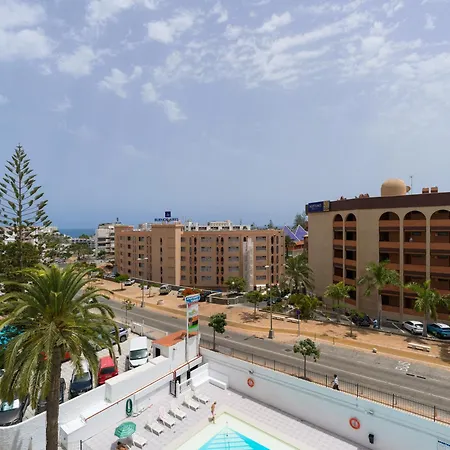 Penthouse Playa De Ingles Near Yumbo With Pool & Parking Apartament Playa del Inglés