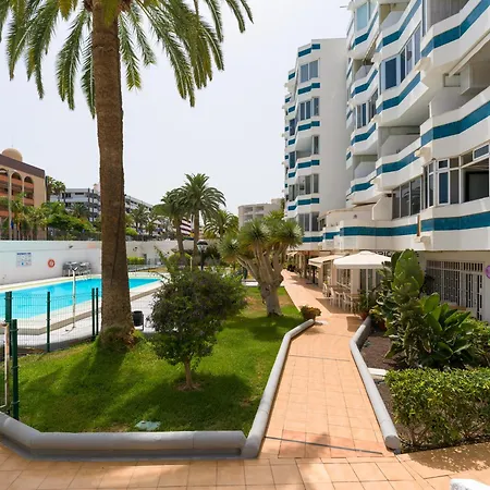 Apartament Penthouse Playa De Ingles Near Yumbo With Pool & Parking
