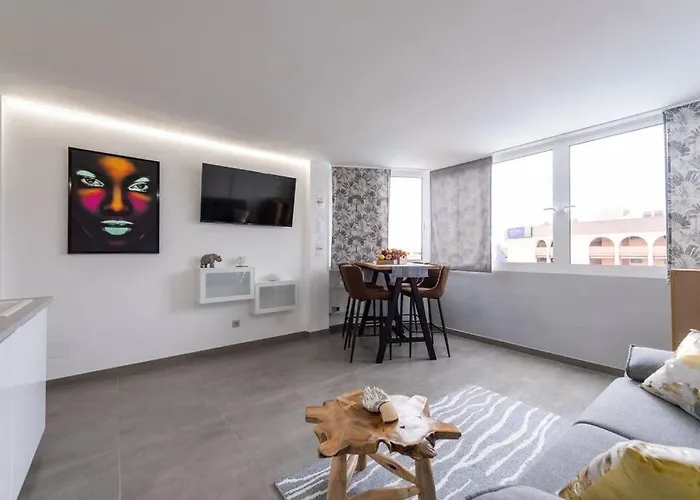 Attico Playa De Ingles Near Yumbo With Parking 公寓 普拉亚戴尔雷安格莱斯